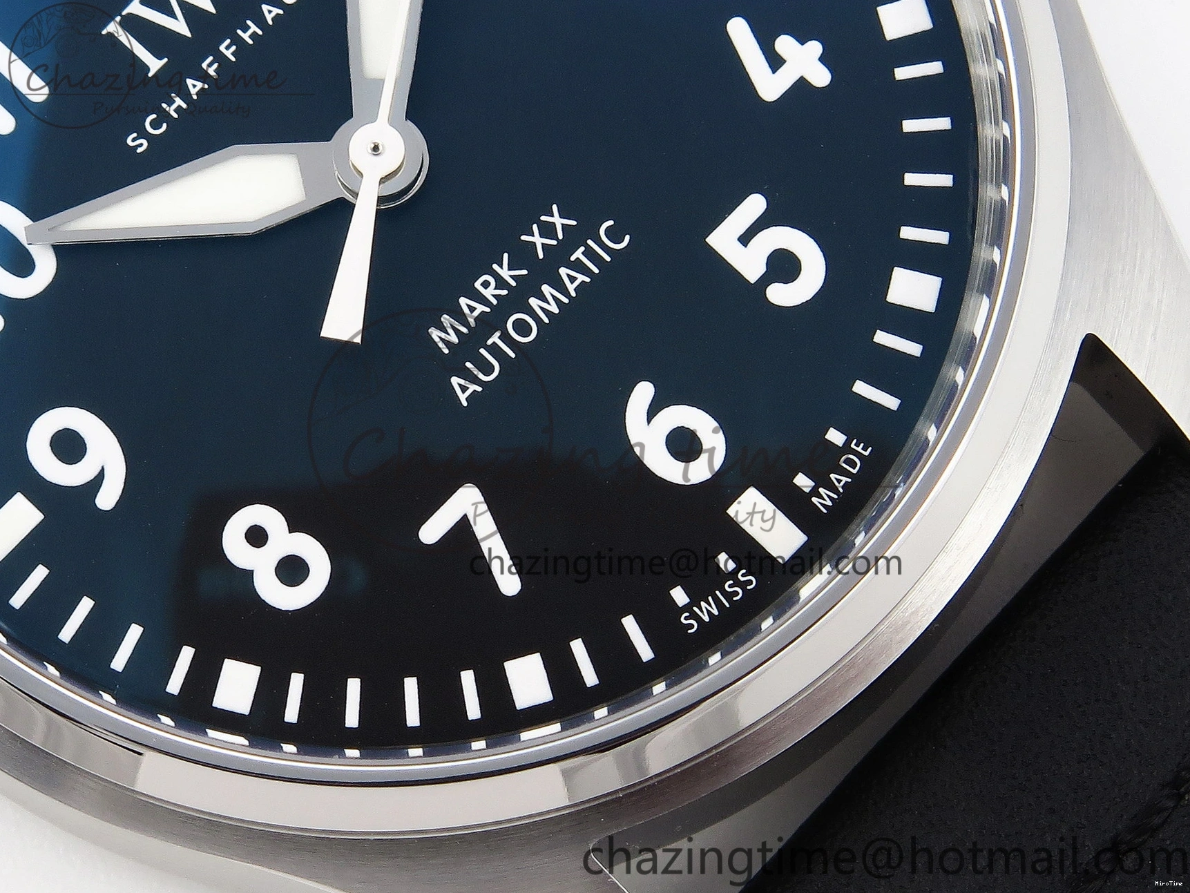 MIROTIME 0331 Pilot Mark XX IW328201 ZF 1:1 Best Edition Black Dial on Black Leather Strap A Affordable 7028